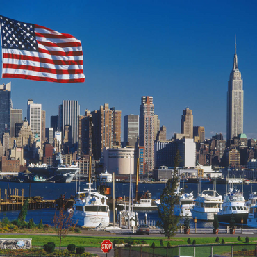 View over the Hudson to Manhattan, New York City, New York, USA 100 Jigsaw Puzzle 3D Modell