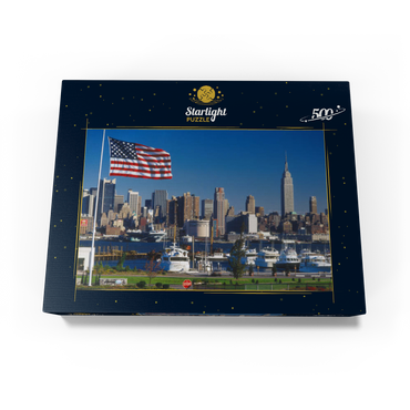 View over the Hudson to Manhattan, New York City, New York, USA 500 Jigsaw Puzzle box view1