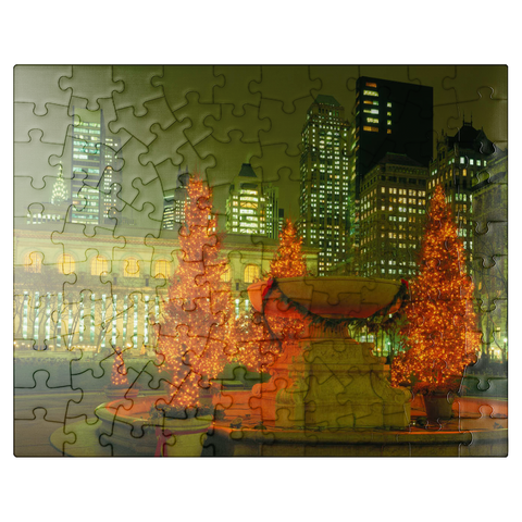 puzzleplate Public Library in Midtown-Manhattan, New York City, New York, USA 100 Jigsaw Puzzle