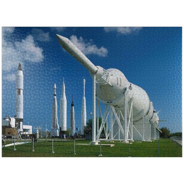 puzzleplate Rocket Park, Kennedy Space Center, Cape Caneveral, Florida, USA 1000 Jigsaw Puzzle