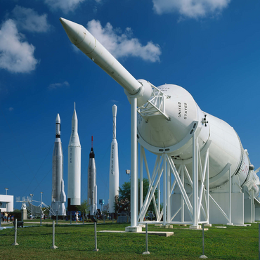 Rocket Park, Kennedy Space Center, Cape Caneveral, Florida, USA 1000 Jigsaw Puzzle 3D Modell