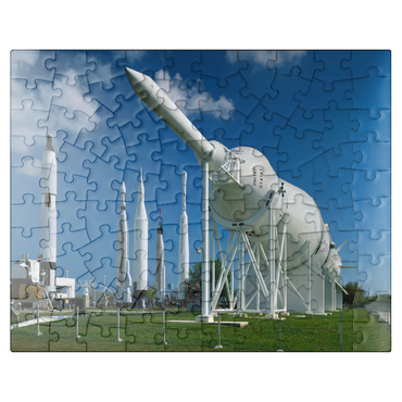 puzzleplate Rocket Park, Kennedy Space Center, Cape Caneveral, Florida, USA 100 Jigsaw Puzzle