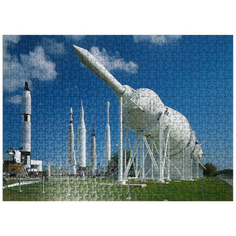 puzzleplate Rocket Park, Kennedy Space Center, Cape Caneveral, Florida, USA 500 Jigsaw Puzzle