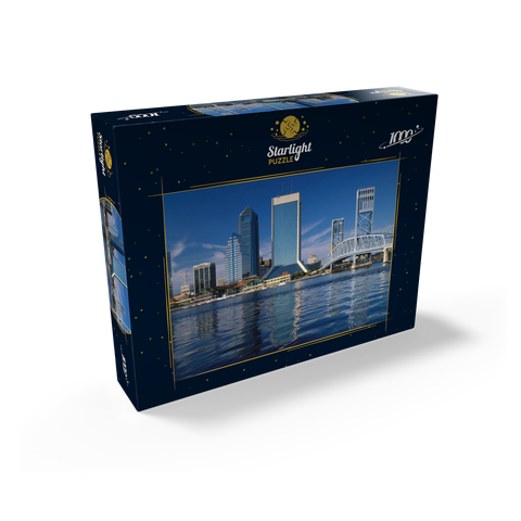 St. John's River and skyline of Jacksonville, Florida, USA 1000 Jigsaw Puzzle box view1