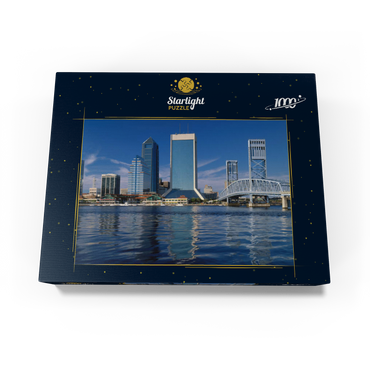 St. John's River and skyline of Jacksonville, Florida, USA 1000 Jigsaw Puzzle box view1
