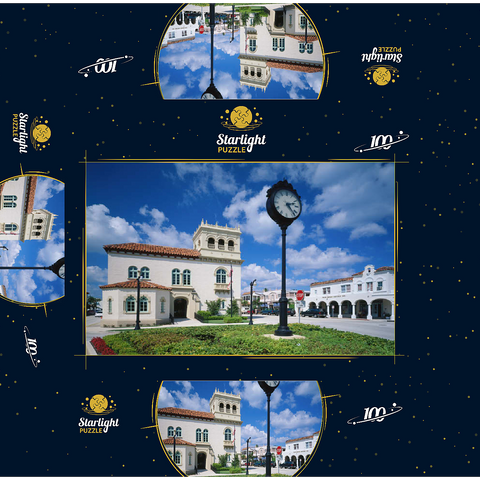 Palm Beach City Hall, Florida, USA 100 Jigsaw Puzzle box 3D Modell