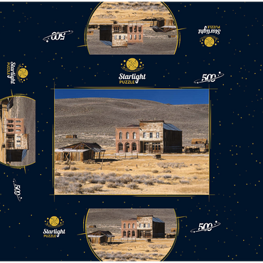 Ghost town Bodie, California, USA 500 Jigsaw Puzzle box 3D Modell