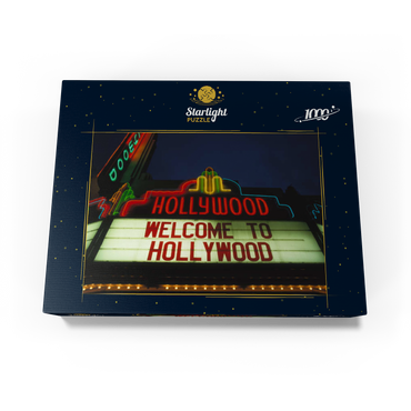 Neon sign in Hollywood, Los Angeles, California, USA 1000 Jigsaw Puzzle box view1