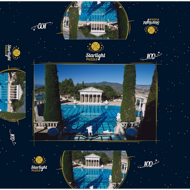 Neptune Pool from Hearst Castle, California, USA 100 Jigsaw Puzzle box 3D Modell