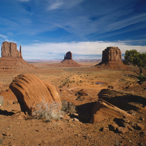 Monument Valley, Navajo Tribal Park, Arizona, USA 100 Jigsaw Puzzle 3D Modell