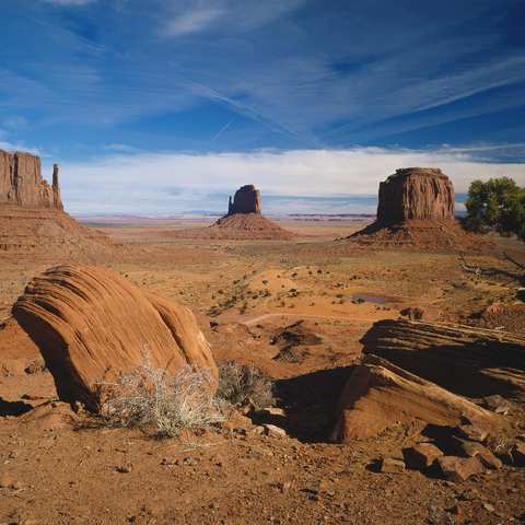 Monument Valley, Navajo Tribal Park, Arizona, USA 500 Jigsaw Puzzle 3D Modell