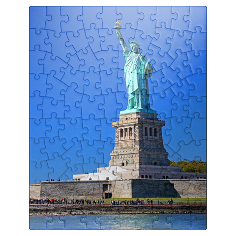 puzzleplate Statue of Liberty, Liberty Island, New York City, New York, USA 100 Jigsaw Puzzle