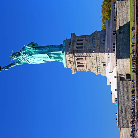 Statue of Liberty, Liberty Island, New York City, New York, USA 100 Jigsaw Puzzle 3D Modell