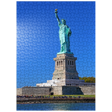 puzzleplate Statue of Liberty, Liberty Island, New York City, New York, USA 500 Jigsaw Puzzle