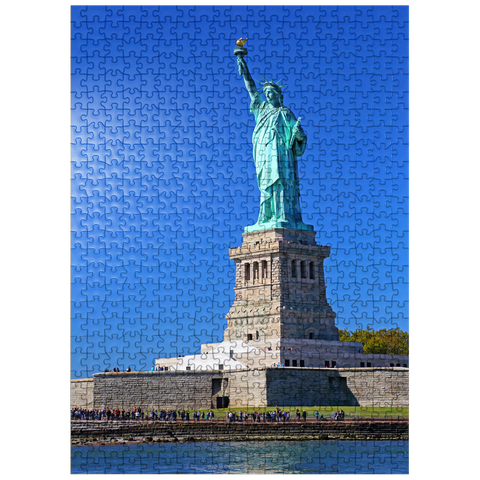 puzzleplate Statue of Liberty, Liberty Island, New York City, New York, USA 500 Jigsaw Puzzle