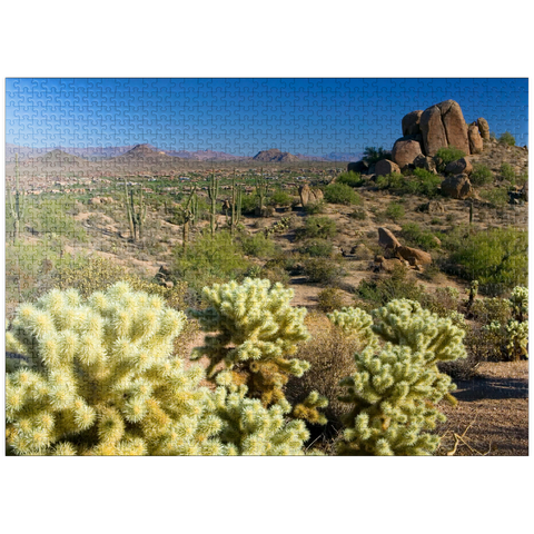 puzzleplate View from Pinnacle Peak, Scottsdale, Arizona, USA 1000 Jigsaw Puzzle