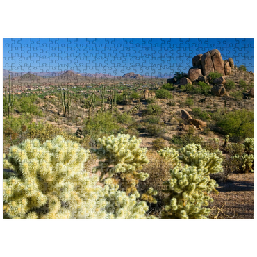 puzzleplate View from Pinnacle Peak, Scottsdale, Arizona, USA 500 Jigsaw Puzzle