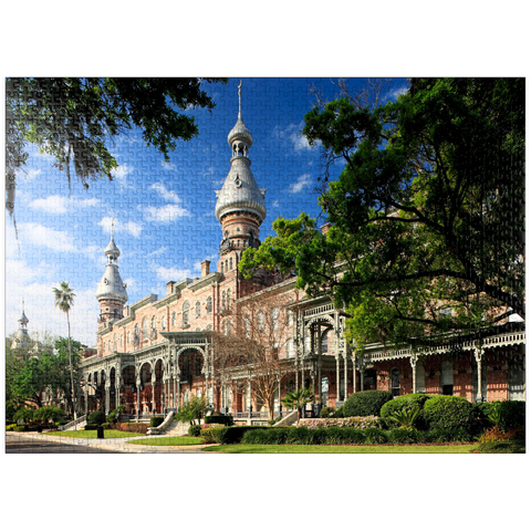 puzzleplate Former Tampa Bay Hotel with Henry Plant Museum in Tampa on the Gulf Coast, Florida, USA 1000 Jigsaw Puzzle
