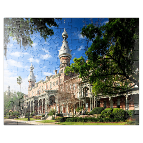puzzleplate Former Tampa Bay Hotel with Henry Plant Museum in Tampa on the Gulf Coast, Florida, USA 100 Jigsaw Puzzle