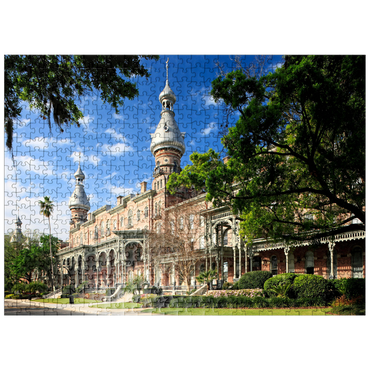 puzzleplate Former Tampa Bay Hotel with Henry Plant Museum in Tampa on the Gulf Coast, Florida, USA 500 Jigsaw Puzzle
