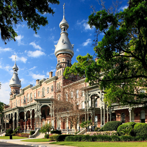 Former Tampa Bay Hotel with Henry Plant Museum in Tampa on the Gulf Coast, Florida, USA 500 Jigsaw Puzzle 3D Modell