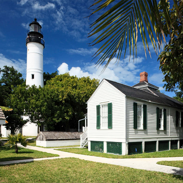 Key West Lighthouse, Florida Keys, Florida, USA 100 Jigsaw Puzzle 3D Modell