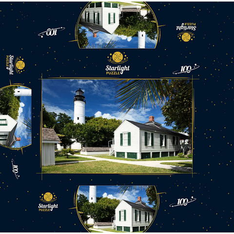 Key West Lighthouse, Florida Keys, Florida, USA 100 Jigsaw Puzzle box 3D Modell