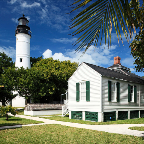 Key West Lighthouse, Florida Keys, Florida, USA 500 Jigsaw Puzzle 3D Modell