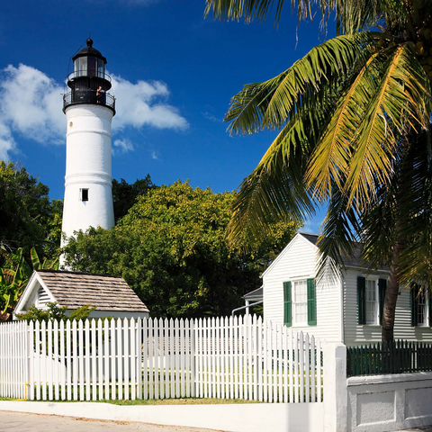 Key West Lighthouse, Florida Keys, Florida, USA 1000 Jigsaw Puzzle 3D Modell