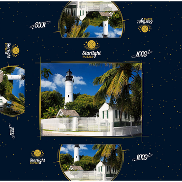 Key West Lighthouse, Florida Keys, Florida, USA 1000 Jigsaw Puzzle box 3D Modell