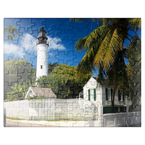 puzzleplate Key West Lighthouse, Florida Keys, Florida, USA 100 Jigsaw Puzzle
