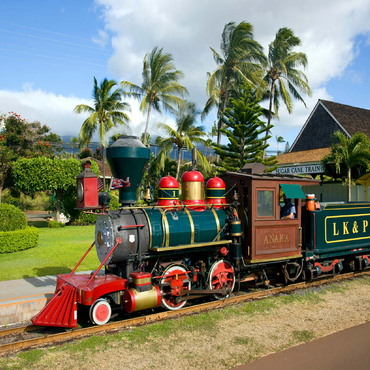 Sugar Cane Train, Ka'anapali, Maui Island, Hawaii, USA 100 Jigsaw Puzzle 3D Modell