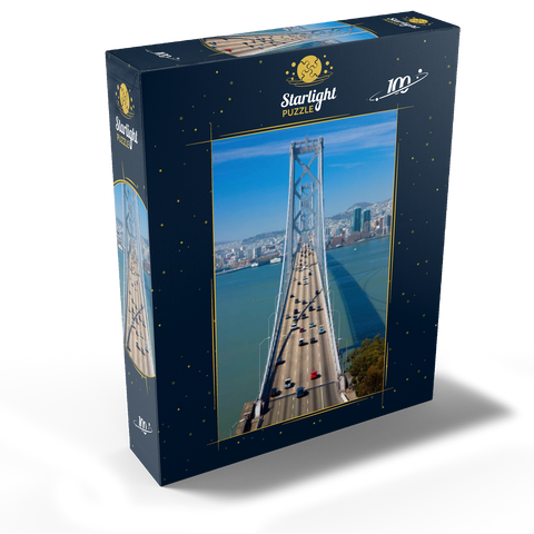 Bay Bridge with skyline, San Francisco, California, USA 100 Jigsaw Puzzle box view1