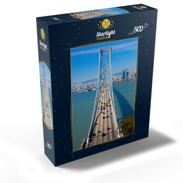 Bay Bridge with skyline, San Francisco, California, USA 500 Jigsaw Puzzle box view1