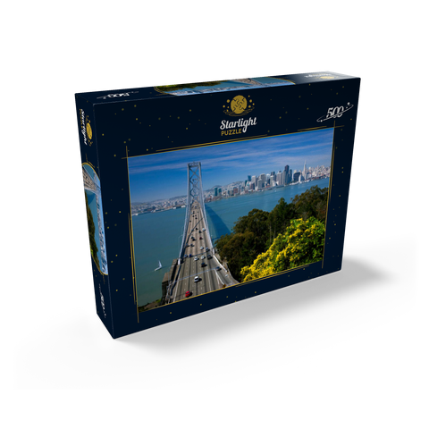 Bay Bridge with skyline, San Francisco, California, USA 500 Jigsaw Puzzle box view1
