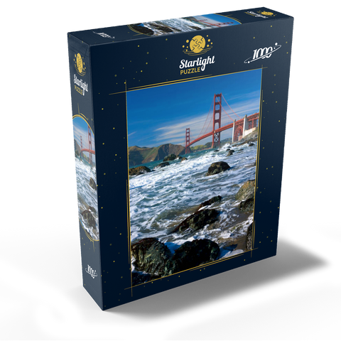 San Francisco Bay and Golden Gate Bridge, San Francisco, California, USA 1000 Jigsaw Puzzle box view1