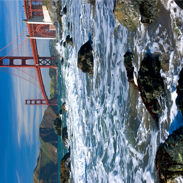 San Francisco Bay and Golden Gate Bridge, San Francisco, California, USA 1000 Jigsaw Puzzle 3D Modell