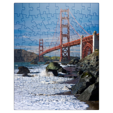 puzzleplate San Francisco Bay and Golden Gate Bridge, San Francisco, California, USA 100 Jigsaw Puzzle