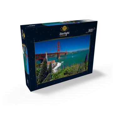 San Francisco Bay with Golden Gate Bridge and Fort Point National Historic Site, San Francisco, California, USA 500 Jigsaw Puzzle box view1