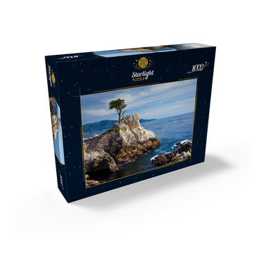 Monterey cypress (Lone Cypress) on the Pacific coast near 1000 Jigsaw Puzzle box view1