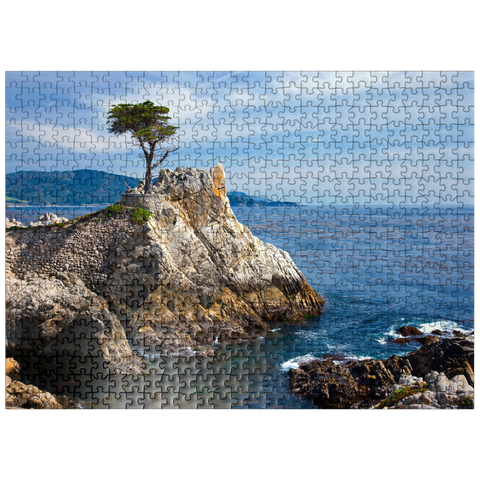 puzzleplate Monterey cypress (Lone Cypress) on the Pacific coast near 500 Jigsaw Puzzle