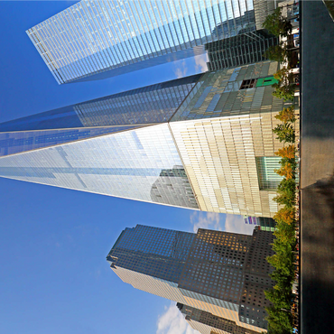 Ground Zero, memorial on the site of One World Trade Center, Manhattan, New York City, New York, USA 1000 Jigsaw Puzzle 3D Modell