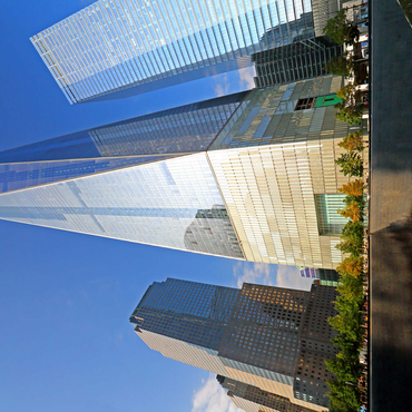 Ground Zero, memorial on the site of One World Trade Center, Manhattan, New York City, New York, USA 500 Jigsaw Puzzle 3D Modell