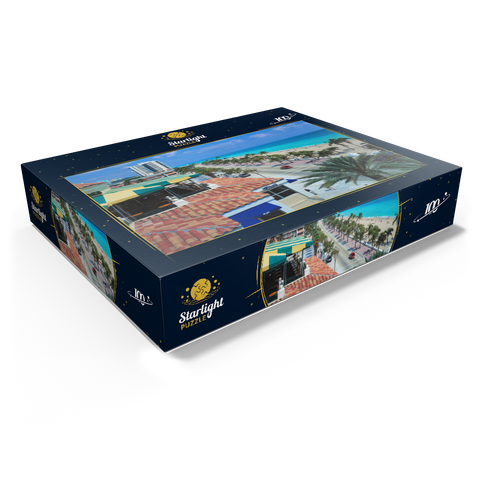 View over Atlantic Boulevard and beach, Fort Lauderdale, Florida, USA 100 Jigsaw Puzzle box view1