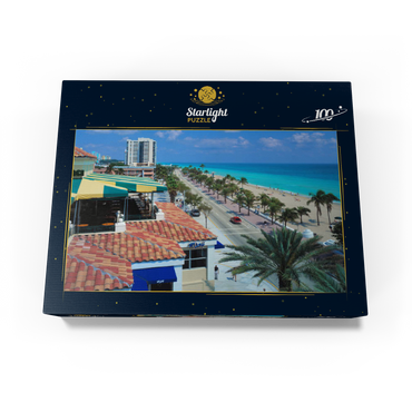 View over Atlantic Boulevard and beach, Fort Lauderdale, Florida, USA 100 Jigsaw Puzzle box view1