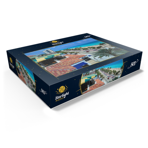 View over Atlantic Boulevard and beach, Fort Lauderdale, Florida, USA 500 Jigsaw Puzzle box view1