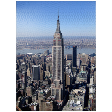 puzzleplate Empire State Building, Manhattan, New York City, New York, USA 1000 Jigsaw Puzzle