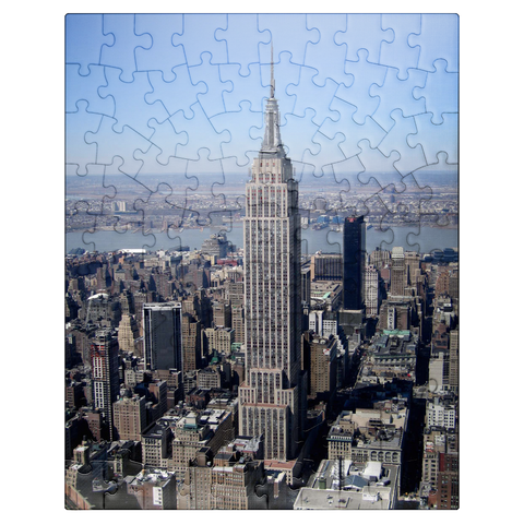 puzzleplate Empire State Building, Manhattan, New York City, New York, USA 100 Jigsaw Puzzle