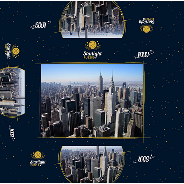 View over Manhattan, New York City, New York, USA 1000 Jigsaw Puzzle box 3D Modell