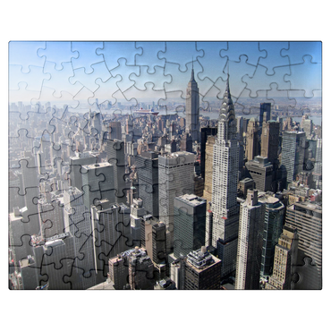 puzzleplate View over Manhattan, New York City, New York, USA 100 Jigsaw Puzzle